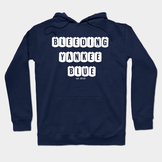 Bleeding Yankee Blue 2023 Design Hoodie by Bleeding Yankee Blue